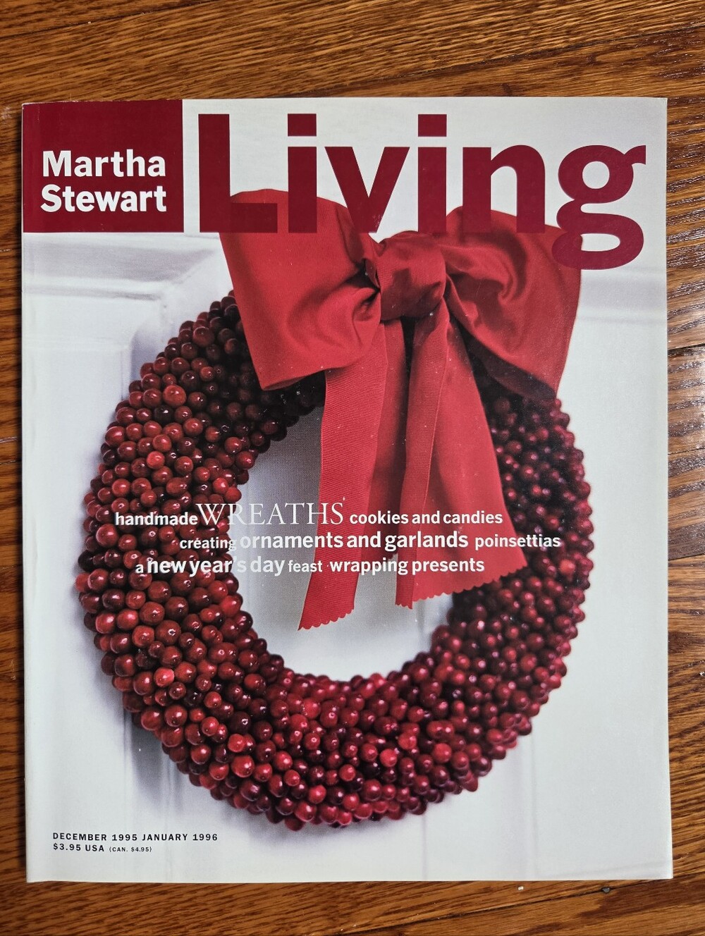 Martha Stewart Living Magazine, December 1995.